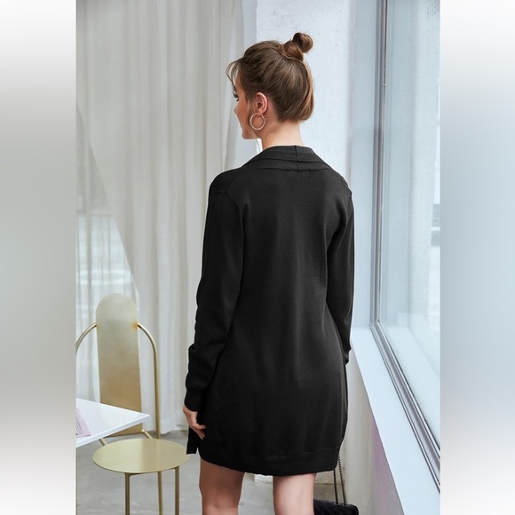 NWT GRACE KARIN Women's Open Front Cardigan Long Knitted Sweaters w/Pockets, XL - Picture 5 of 11